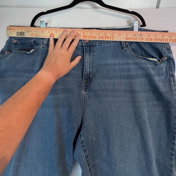 Levi Strauss Signature 28W Short Stretch Mid Rise Bootcut Jeans - Picture 10 of 11